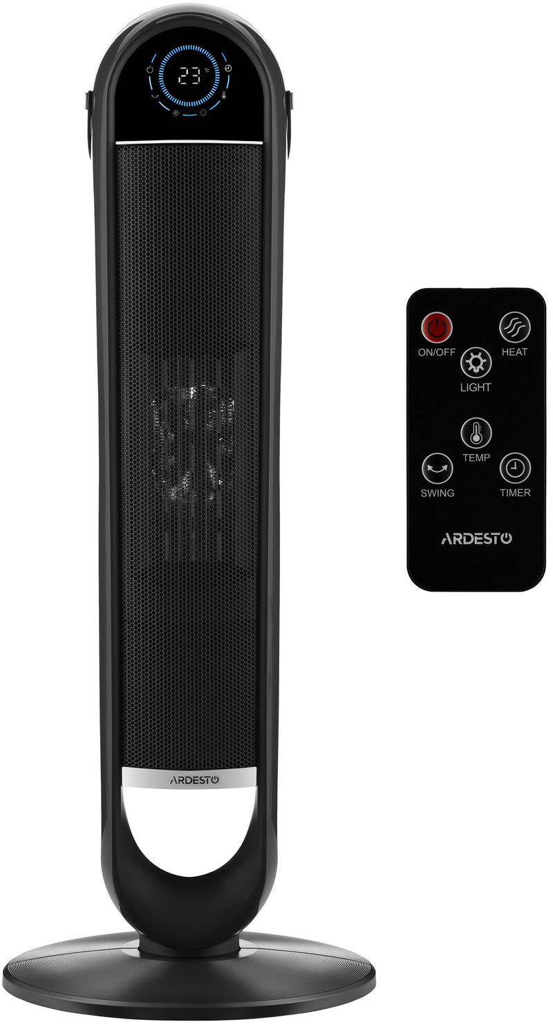 Ardesto FHC-2000ECGR, კერამიკული, 2000W, პულტით, ნაცრისფერი