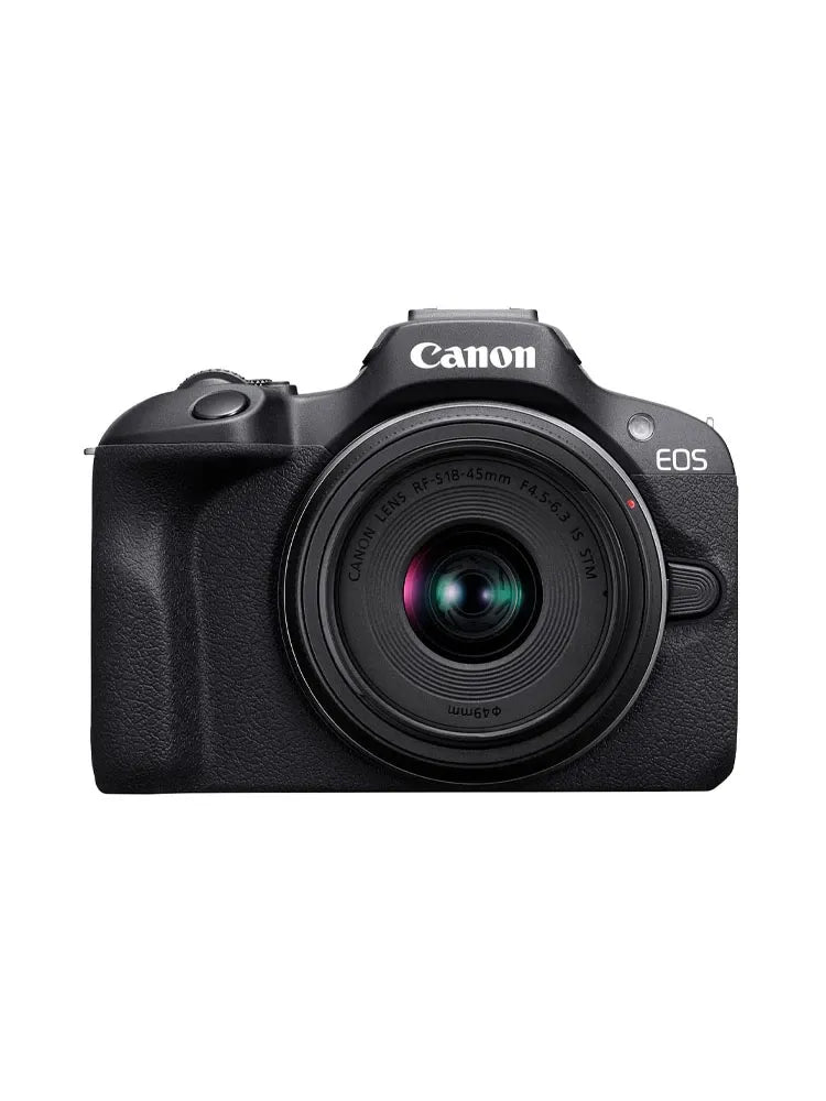 Canon EOS R100 + RF-S 18-45mm უსარკო ფოტოაპარატი