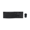 Logitech MK270 უსადენო კლავიატურა-მაუსი, შავი
