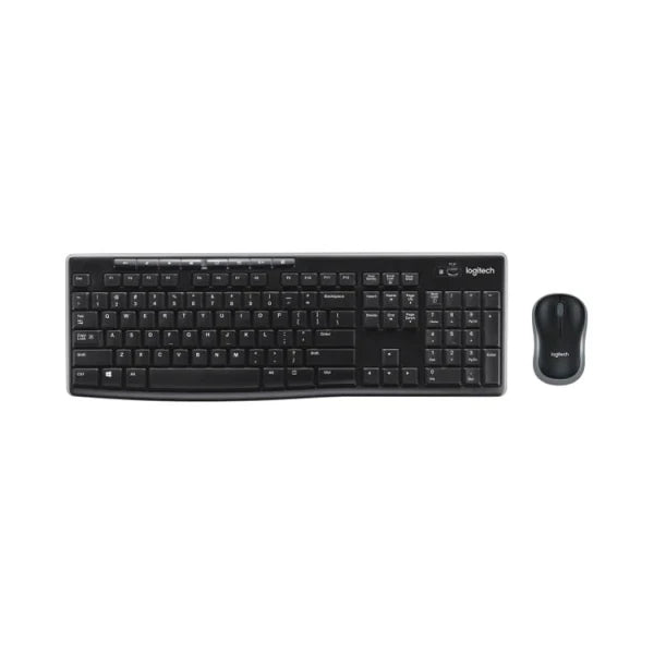 Logitech MK270 უსადენო კლავიატურა-მაუსი, შავი