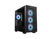 Asus A21 Plus 4x120mm Mini Tower Black ქეისი