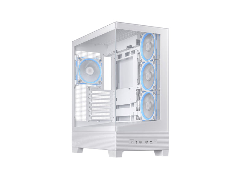 Asus A31 PLUS 4x120mm Mid Tower White ქეისი