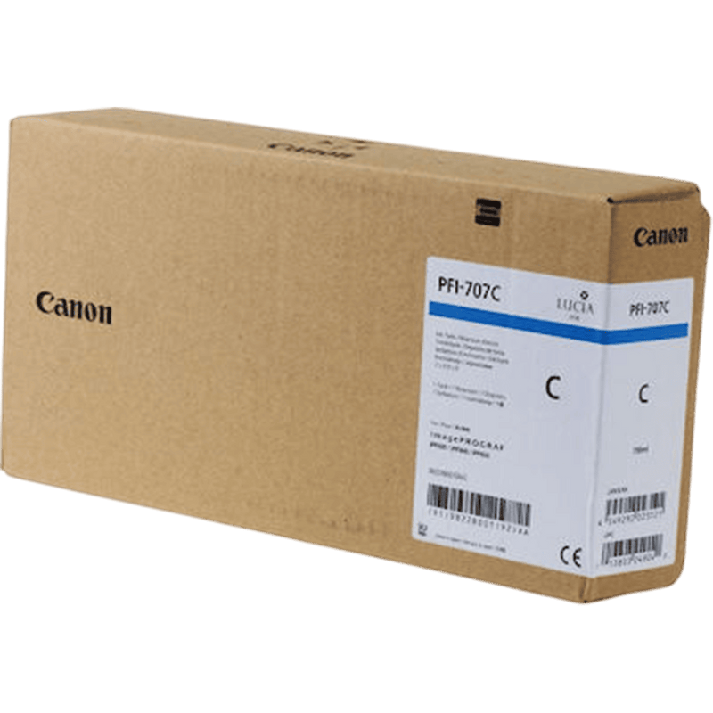 Canon PFI-707C Cyan, 700ml