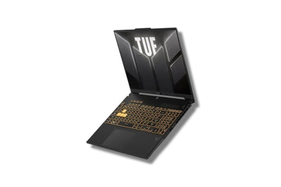 ASUS TUF Gaming F16 laptop with Core i7, 16GB RAM, 512GB SSD, 16-inch FHD+ display, RTX 4050 graphics, in black color