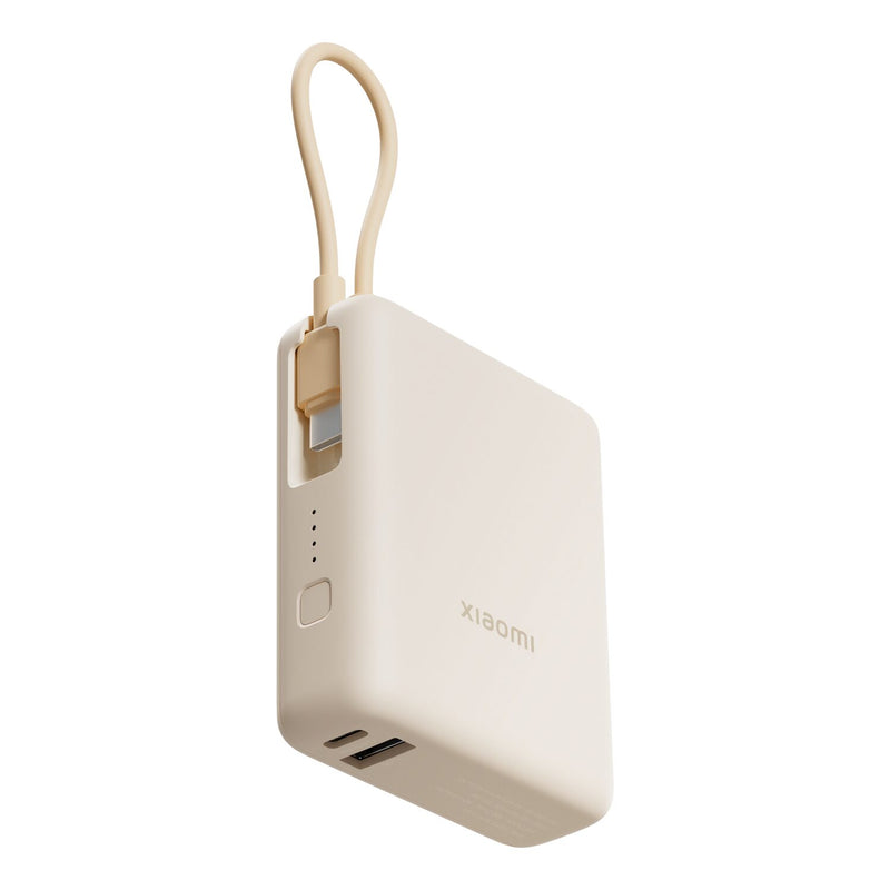 პორტატული დამტენი - Xiaomi 33W Power Bank 10000mAh (Integrated Cable)  Tan GL