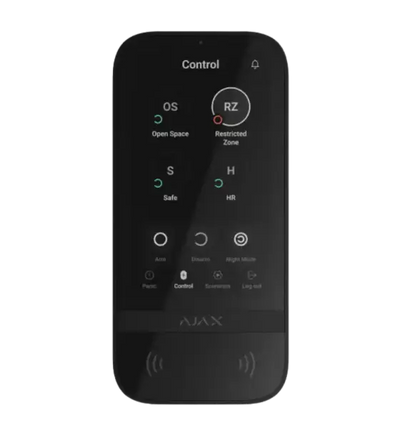 Ajax KeyPad Touchscreen Jeweller — კლავიატურა