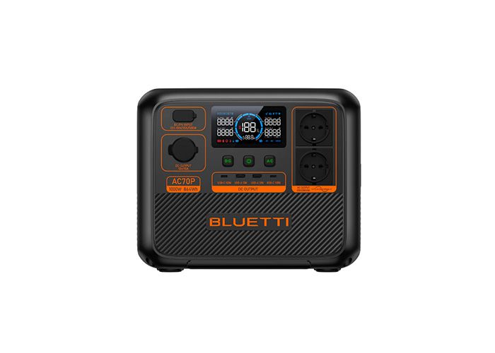 პორტატული ელექტრო სადგური - Bluetti AC70P, 1000W/ 864Wh - itgserv.com