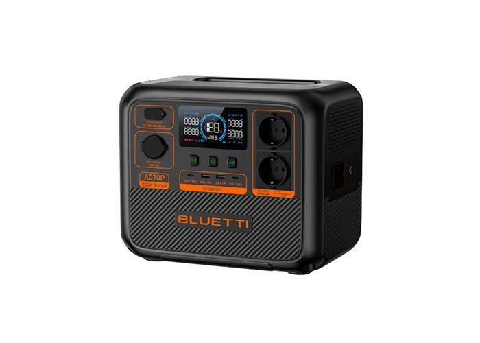 პორტატული ელექტრო სადგური - Bluetti AC70P, 1000W/ 864Wh - itgserv.com