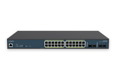 ქსელის სვიჩი - EnGenius EWS7928P, 24×GbE PoE+ 185W + 4×SFP