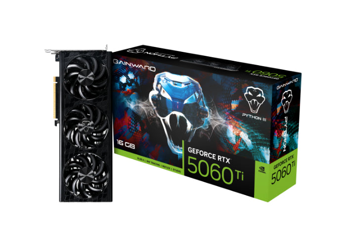 ვიდეო ბარათი : Gainward RTX 5060 Ti PYTHON III OC 16GB GDDR7 128bit - itgserv.com