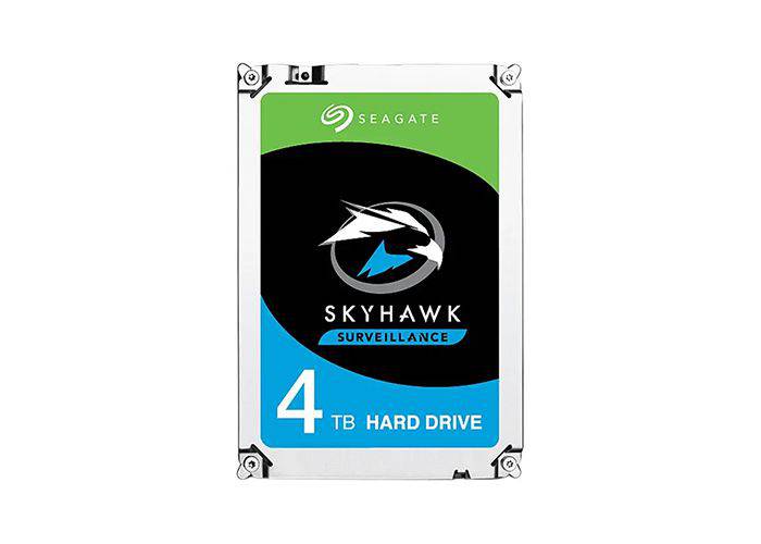 Seagate 4TB internal hard disk drive (HDD) with model ST4000VX015, featuring a black rectangular metal casing.
