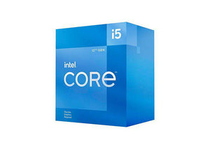 Intel Core i5-12400F processor with a sleek design, featuring the brand logo and model details on the packaging.