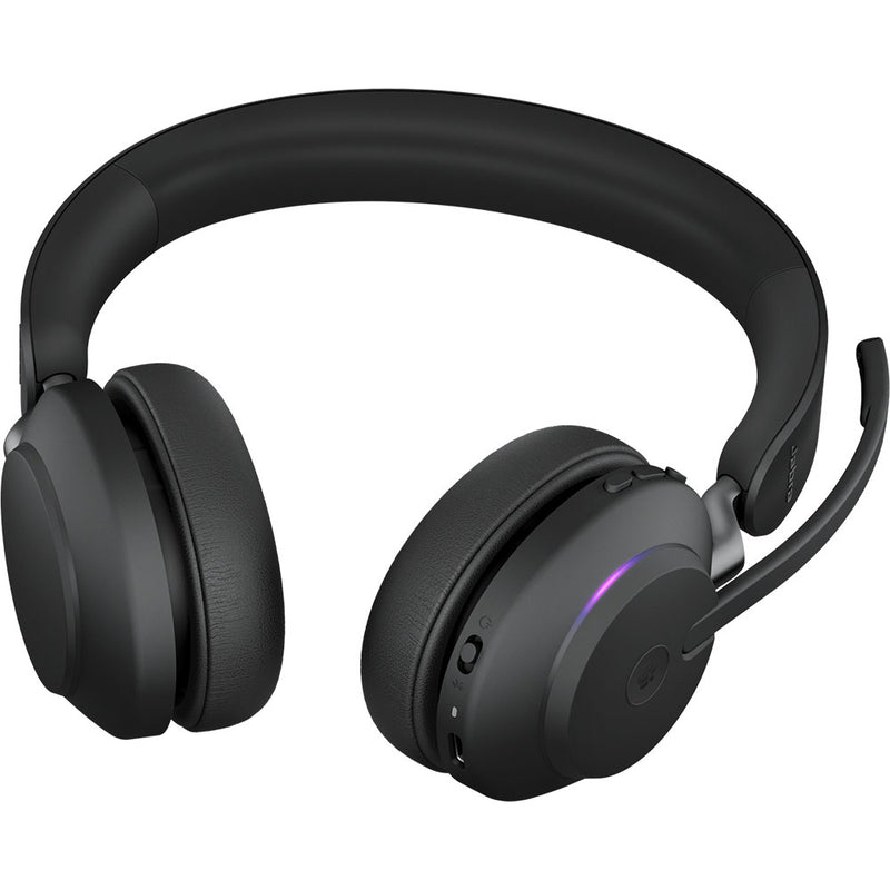უსადენო ყურსასმენი - Jabra Evolve2 65, Link380a, MS Stereo, შავი