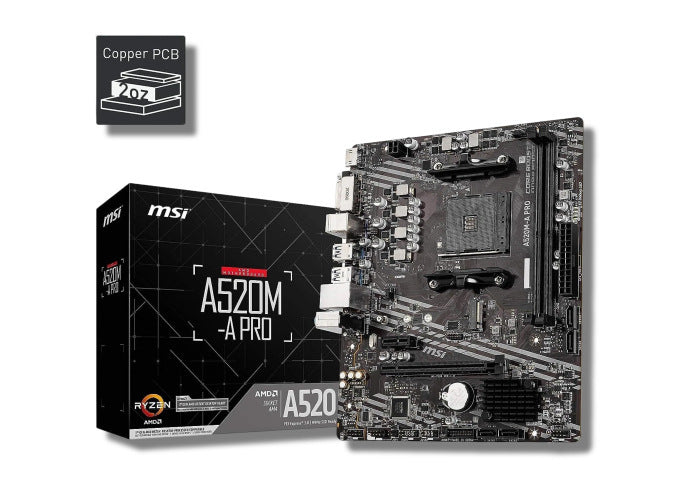 დედა დაფა - MSI A520M-A PRO - itgserv.com