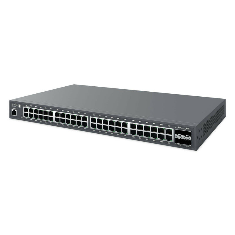 ქსელის სვიჩი - EnGenius ECS1552, 48×GbE + 4×SFP+, Cloud Managed L2+