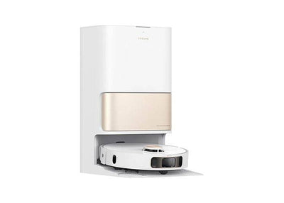 Dreame Robot Vacuum L10s Pro Ultra with wet and dry cleaning features, shown cleaning a modern living room floor.