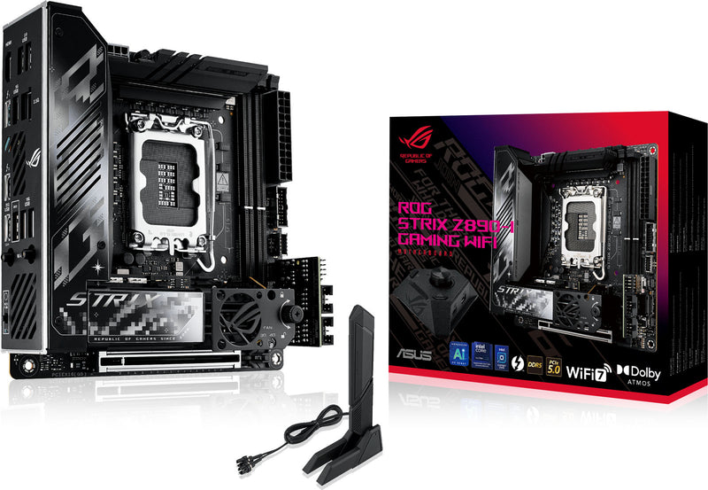 ASUS ROG STRIX Z890-I GAMING WIFI, LGA1851, DDR5, Mini-ITX