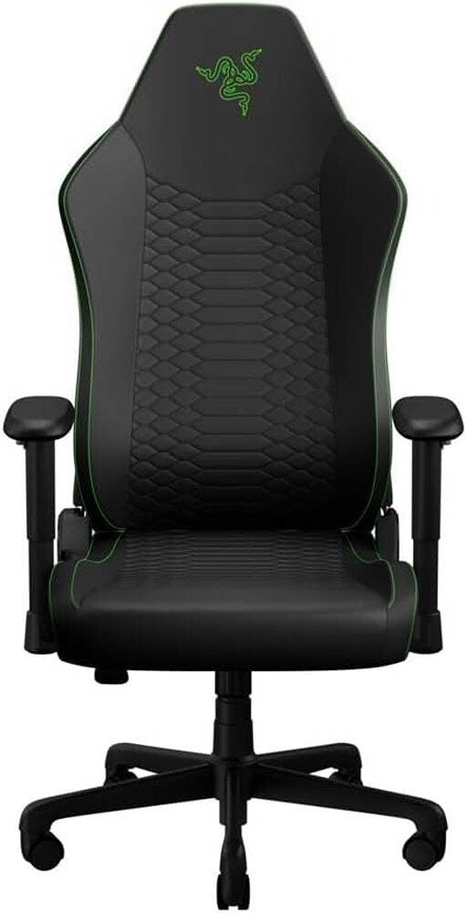 Razer Iskur V2 X NewGen, EPU ტყავი, შავი-მწვანე