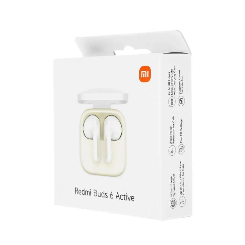 ყურსასმენი - Xiaomi Redmi Buds 6 Active - White