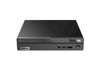 Lenovo ThinkCentre neo 50q Gen 4 desktop computer with Intel i3-1215U processor, black tower model with front USB ports.