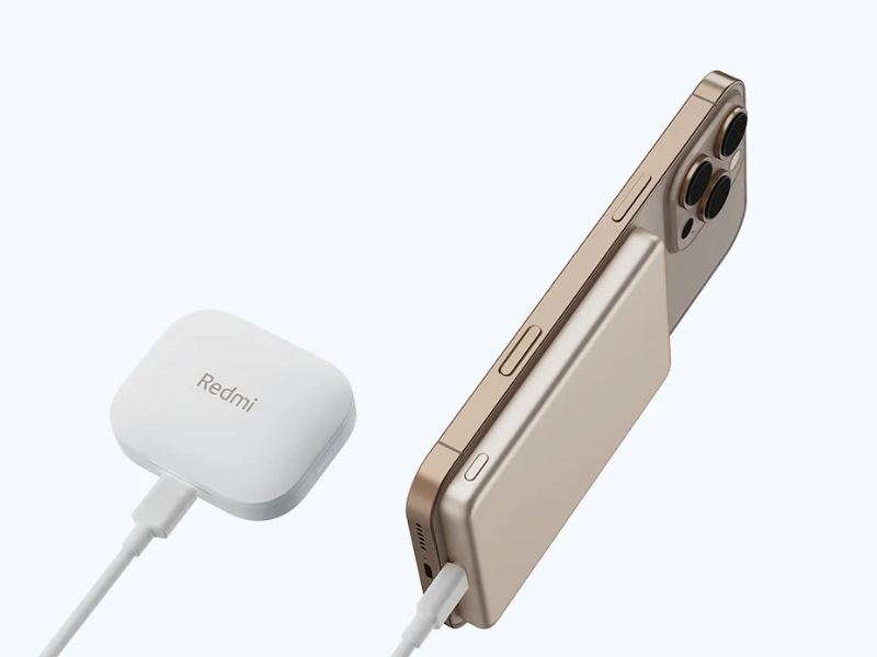 პორტატული დამტენი - Xiaomi Super Slim Magnetic Power Bank 5000 Gold
