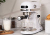 Ardesto YCM-E1500 coffee machine with stainless steel finish and digital display for easy brewing.