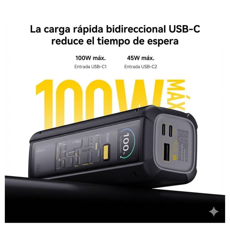პორტატული დამტენი - Xiaomi 212W HyperCharge Power Bank 25000mAh GL