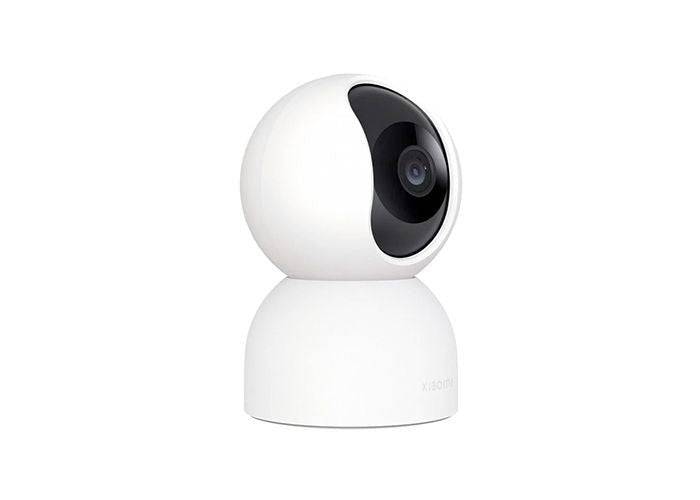 Xiaomi Smart Camera C400 showing sleek design with lens and LED indicator, ideal for home security monitoring.