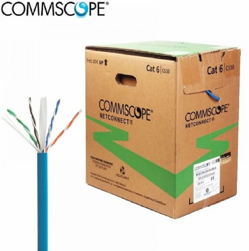 ქსელის კაბელი - CommScope AMP U/UTP Cat.6 LSZH, 305 მ