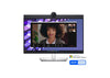Dell 24-inch IPS monitor P2424HEB for video conferencing, featuring a sleek design and vibrant display for professional use.