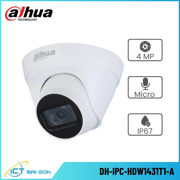 Dahua IPC-HDW1431T1-A 4მპ 2.8mm IP კამერა