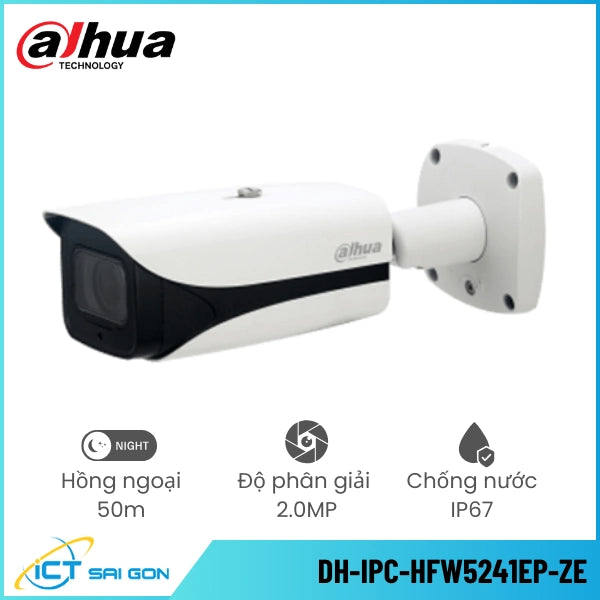 Dahua IPC-HFW5241EP-ZE 2მპ 2.7-12mm IP კამერა