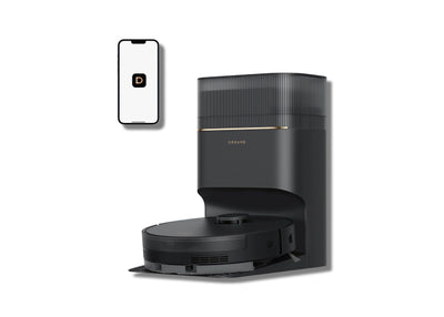 რობოტი მტვერსასრუტი - Dreame Robot Vacuum D20 Pro Plus Black - itgserv.com