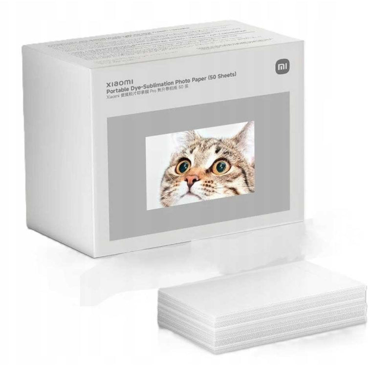 ფოტო ქაღალდი - Xiaomi Portable Dye-Sublimation Photo Paper (50 Sheets)