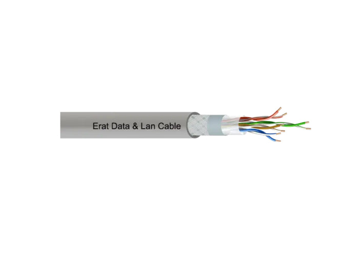 ქსელის კაბელი -  Erat CAT 5E F/UTP 24 AWG LSZH-500m reel-White - itgserv.com