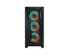 Gigabyte C301 GLASS V2 4x120mm Mid Tower Black ქეისი