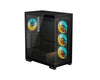 Gigabyte C500 PANORAMIC STEALTH 4x120mm Mid Tower ქეისი