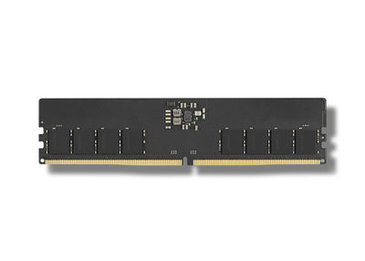 Goodram DDR5 16GB RAM module with 5600MHz speed, showing the black and silver design of the DDR5 memory stick.