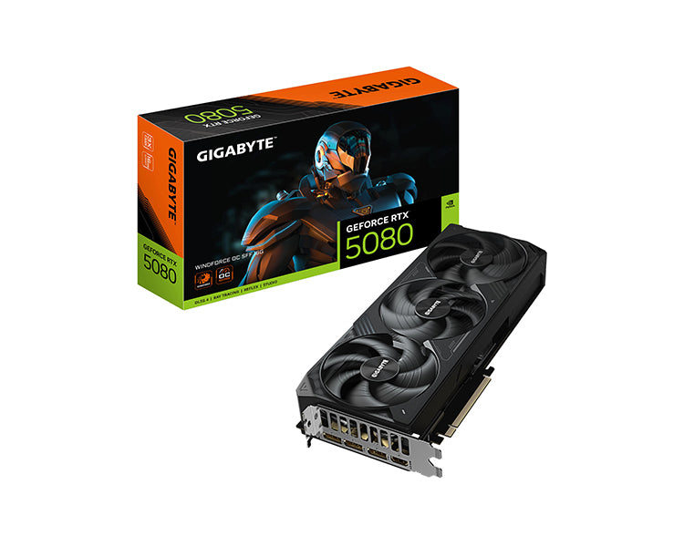 ვიდეო ბარათი - GIGABYTE GeForce RTX 5080 WINDFORCE OC SFF 16GB GDDR7