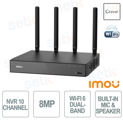 Imou NVR-N110W-8A0E 10-არხიანი WiFi NVR