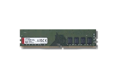 Kingston DDR4 8GB RAM module with 3200MHz speed, compatible with desktop computers, shown in the image.
