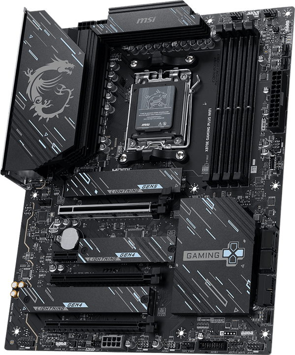 MSI X870E GAMING PLUS WIFI, AM5, DDR5, ATX