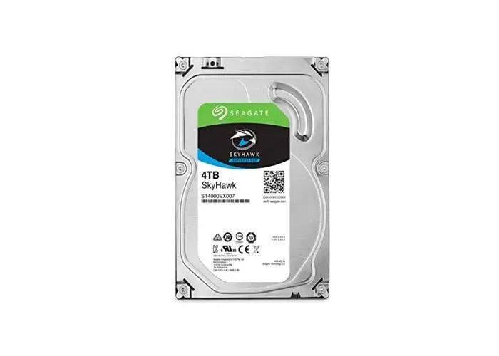 Seagate 4TB HDD solid disk drive with black casing and label, designed for computer storage.