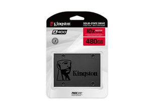 Kingston 480GB SSD memory card showcasing sleek design and storage capacity for enhanced performance and reliability.