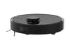 Dreame Robot Vacuum D10s Pro, wet and dry cordless vacuum cleaner, shown cleaning hardwood floor with dustbin and control panel visible.
