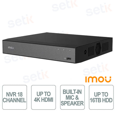 Imou NVR-N118-8A0E 18-არხიანი NVR