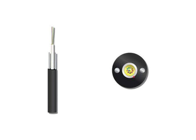 ოპტიკური კაბელი : OptoWire AS-L-24FO(KFRP)-1.5KN, ბოჭკოების რაოდენობა - 24- ITGS