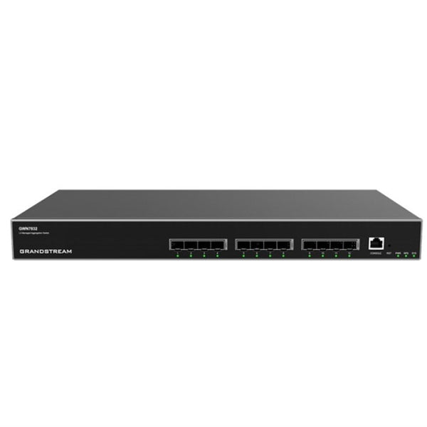 ქსელის სვიჩი - Grandstream GWN7832, 12×SFP+, Layer 3