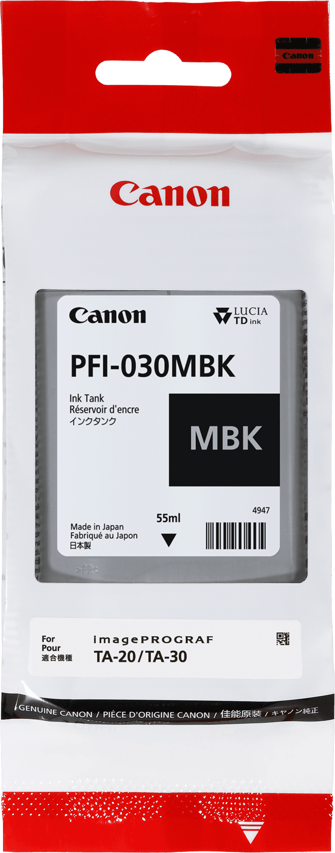 Canon PFI-030 Matte Black