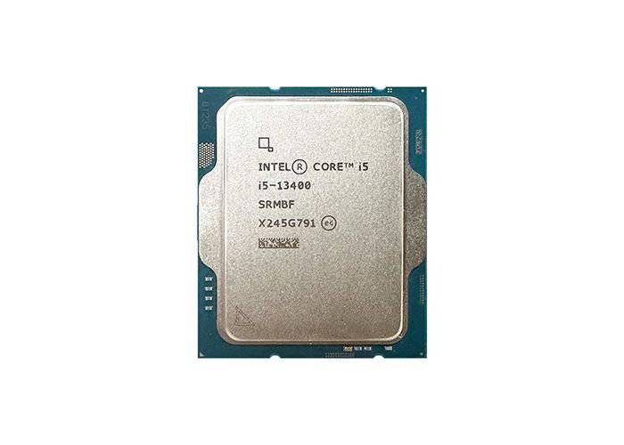 Intel Core i5-13400 processor, an 11th Gen CPU with multiple cores, shown in a close-up image highlighting the processor's details.